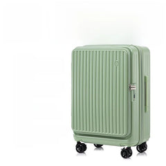 30-Inch Expandable Luggage Suitcase with Carry-On 20-Inch Flip Cover Pull Rod PC Travel Bag Large Capacity Side Opening Silent
