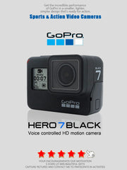 GoPro Hero 7 Black  Special Bundle Action Camera Go Pro Hero7 Sport camera  12MP Photo Live Streaming Cam 4K 60fps 1080P 240fps