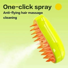 Cat Dog Steamy Brush Steam Brush Electric Sprayer for Massage Pet Grooming tool Shedding 3 in 1 Electric Sprays Massage Combs Pet Shop, Pet Accessories