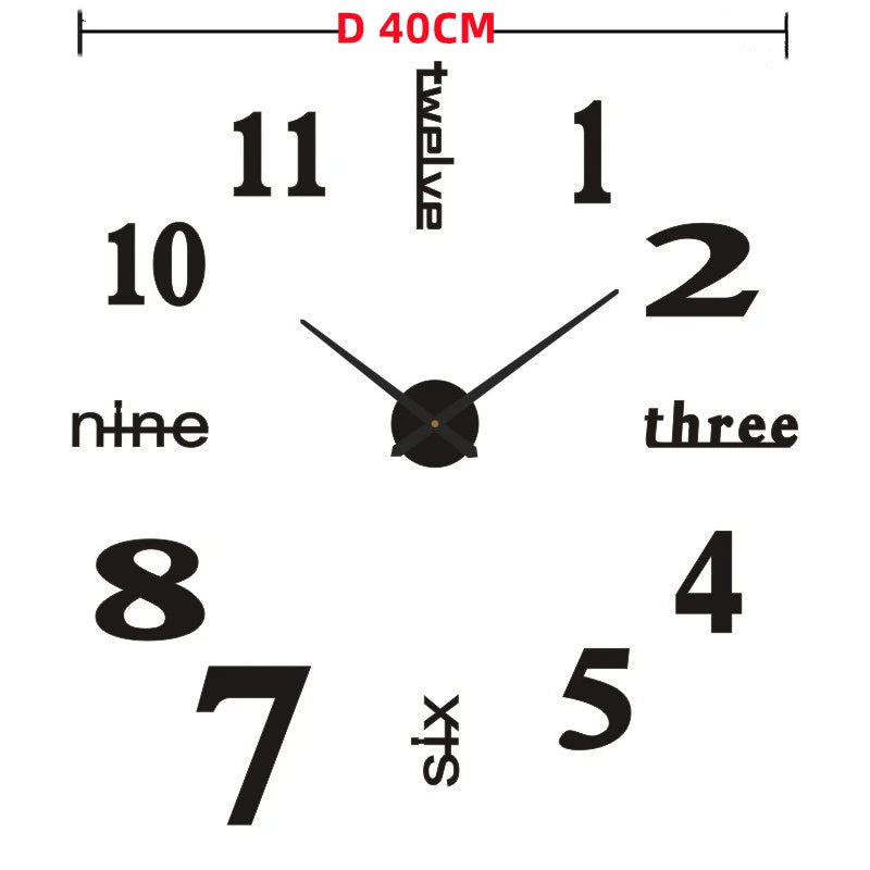 Modern Luxury Large Wall Clock With Pendulum Minimalist Decorative Art Silent Clock Nordic Living Room Bedroom Office Wall Clock