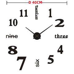 Modern Luxury Large Wall Clock With Pendulum Minimalist Decorative Art Silent Clock Nordic Living Room Bedroom Office Wall Clock