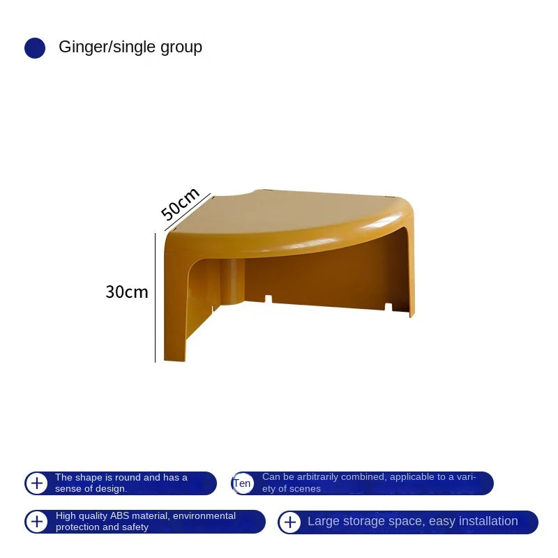 X&D Nordic Circular Coffee Table Creative Small-sized Coffee Table Can Be Split Spliced And Combined With Edge Tables Living Room Furniture