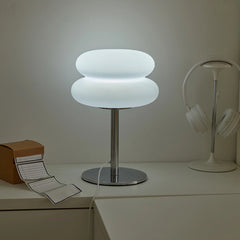 Creamy Bedside Table Lamp USB Tri-Color Dimmable Bedroom Furniture Home Decor