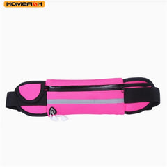 HOMEFISH New Running Bag Cycling Bag Waist Bag Belt Bag Waterproof Sports Fanny Pack Mobile Phone Case Gym Running Jogging Run