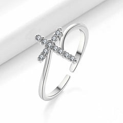 Luxury Rotatable Crown Zircon Cross Necklace Earrings Rings for Women Stainless Steel Cross Chain Christian Jewelry Prayer Gift