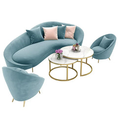 Luxury Living Room Sofa Minimalist Modern Relaxing Corner Sofa Armchair Bedroom Corner Sofa Modernos Para Sala Lounge Living Room Furniture
 Set