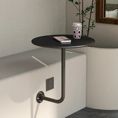 Industrial Style Against Wall Coffee Table Milk Tea Shop Wall Hanging Metal Table Space Saving Dessert Desk Red Breakfast Tables Living Room Furniture