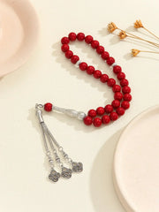 10mm 33PCS Glass Tasbih Islamic Prayer Beads Bracelet for Women
