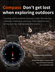 New T-Rex3 Ultra 1100mAh Battery Smart Watch GPS Track Compass IP69K Waterproof Sports tracker Outdoors Military Smartwatches