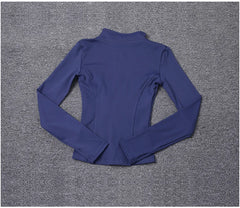 Women Sport Jacket Long Sleeve Shirt Workout Coat