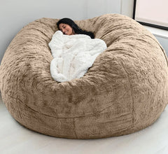 Soft Warm 180*90cm Fur Giant Removable Washable Bean Bag Bed Cover Comfortable Living Room Furniture Lazy Corner Sofa
 Coat