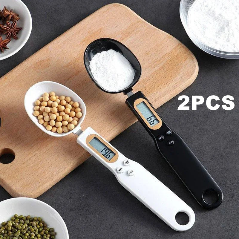 Mini Digital Spoon Scale 0.1–500g – LCD Kitchen Measure Tool