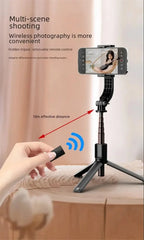 FGCLSY Bluetooth Handheld Gimbal Stabilizer Mobile Phone Selfie Stick Aluminum Alloy Adjustable Tripod for Smartphone Live