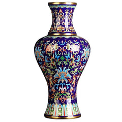 Jingdezhen-Ceramic Flower Vase Antique Enamel Pots for Plants Chinese Living Room Home Decor Versatile Practical Floor Ornaments