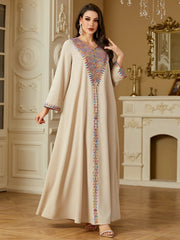 Eid Dress for Women Abaya Embroidery Party Long Dresses Muslim Caftan Robe Jalabiya Ramadan  Dubai Kaftan 2025 Vestidos Largos