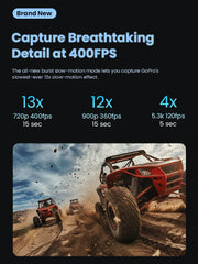 GoPro HERO 13 Black Action Camera HyperSmooth6.0 5.3K 60fps Video 27MP Go Pro13 helmet Vlog Sport Camera