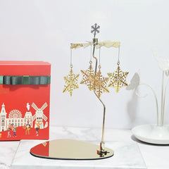 Candle Spinner New Carousel Candle Holder Carousel Candle Spinner for Wedding Party Christmas Festival Home Office Decor