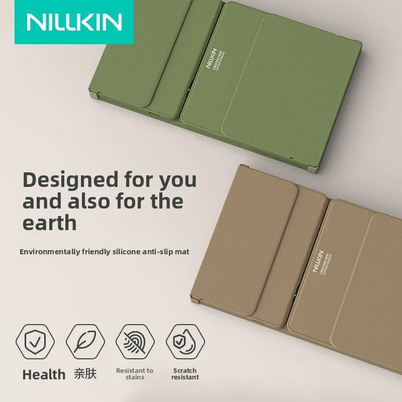 NILLKIN Foldable Bluetooth Wireless Keyboard with Touchpad Compact and Portable For ipad Tablets Smartphones and Computers