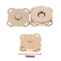 1/10Sets Magnetic Snap Button Metal Invisible Sew on Button Lock Clasps Fasteners for Purse Bags Clothes Craft DIY Accessories