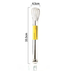 Stainless Steel Food Tongs Kitchen Utensils Buffet Cooking Tool Anti Heat Bread Clip Pastry Clamp for Desserts Salads Barbecue