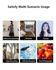 8/12 Inch LED Photography Video Panel Light Photo Studio Lighting Kit For Shoot Live Streaming Youbube With Tripod Stand