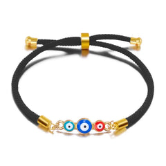 Turkish Evil Eye Bracelets For Women Men Handmade Braided Black Red Rope Lucky Bracelet Fashion Couple Friendship Jewelry Gifts