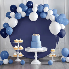Champagne Round Photography Backdrop Cloth Cover Baby Shower Birthday Party Wedding Decor Photo Backdrop Cloth Circle Background