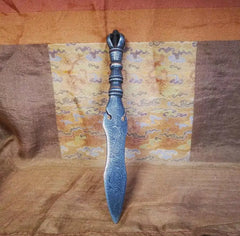 Gandhanra Vintage Tibetan Ritual Implement,Dorje Phurba Kila Dagger Altar Tool