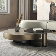 Modern Design Coffee Table Round Metal Luxury Living Room Coffee Tables Minimalist Nordic Stoliki Kawowe Living Room Furniture