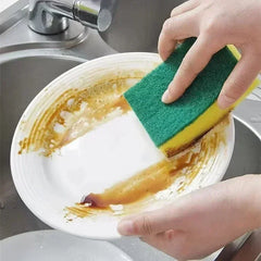 Double-Sided Magic Cleaning Sponge – Pot & Rust Remover