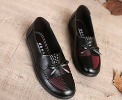 Women’s Leather Flats Classic Casual Loafers