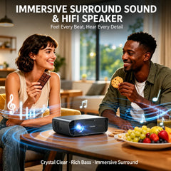 4000 ANSI 4K UHD Video Projector Android 14 Google TV Daytime Native 1080P Wifi Auto Focus Tof Home Theater Beamer For Movie