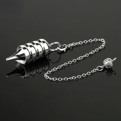 Copper Metal Pendulum for Dowsing Divination Energy Work Meditation Scrying Witchcraft Pendulums Tool Spiritual Pendulos X092