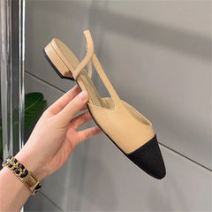 All-match Flat Shoes Women Sandals Non-Slip Soft Leisure Shoes Mixed Colors Comfort Low Heel Femme Thick Bottom Designer Flat Shoes