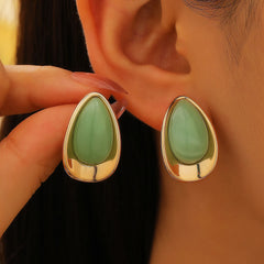 Elegant Dripping Oil Earrings – Luxury Women’s Fashion Jewelry