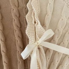 Girls' Knitted Vest 2025 Spring and Autumn New Korean Girls' Webbed Sleeveless Vest 1-7 Years Old Fashion Baby Top