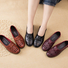 Women’s Leather Flats Classic Casual Loafers