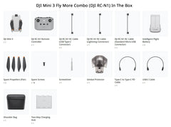 DJI Mini 3 Drone Beginner-Friendly Under 249 g Extended Battery Life 4K HDR Video True Vertical Shooting Original in Stock