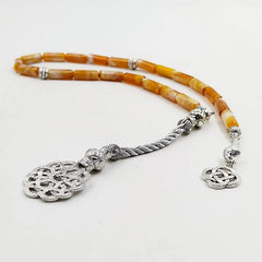 Tasbih Yellow Resin Turkish fashion Bracelet muslim Accessories prayer beads Eid Gift misbaha