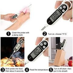 TP300 Digital Food Thermometer – BBQ & Cooking Probe Tool
