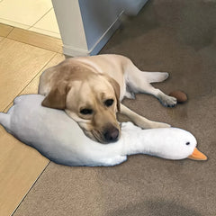 Large Plush White Duck Dog Toys Realistic Goose Design Dolls Suitable for Dogs Chew and Play Best Pet Supplies Pet Shop