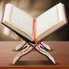 Wood Desktop Wooden Bible Book Stand Quran Display Reading Rack Stable Multifunctional Holder for Home Office Temple School Use