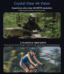 RunCam Helmet Camera 4K Face Mask Recorder Airsoft Recording Long Battery Life 1920*1080 60fps Built-in Wifi