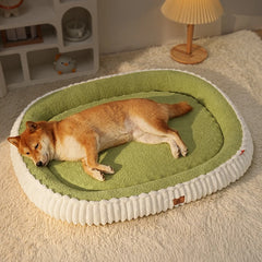 Winter Orthopedic Dog Bed for Dogs Breeds,Egg Crate Foam Dog Sofa Beds,Pet Couch Bed with Four Sided Bolster,Non-Slip Bottom Pet Shop