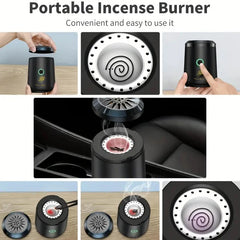 USB Charging Electric Incense Burner – Portable Aroma Diffuser