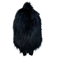 Faux Fur Backpacks for Women Kawaii Woolen Fabric School Bag Y2k Korean Travel Girls Fluffy Backpack Cute Plush Winter Schoolbag