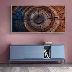 Nordic Wood Grain Canvas Art Modern Vintage Tree Ring Wall Decor Textured Nature Prints Living Room Scandinavian Home Decor Gift