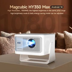 Magcubic 900ANSI Android 14 Projector Auto Focus Support 8K Native 1080P With Wifi6 BT5.4 16G Allwinner H726 Portable HY350Max