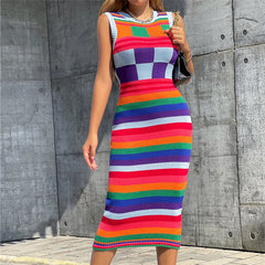 Women’s Christmas Slim Fit Knitted Sweater Dress