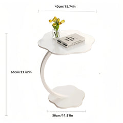 Coffee Table Light Luxury Side Table Round Flower Bedside Table Bedside Home Study Desk Auxiliary Desk Living Room Furniture Bedroom Furniture